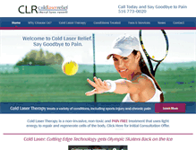 Tablet Screenshot of coldlaserrelief.com